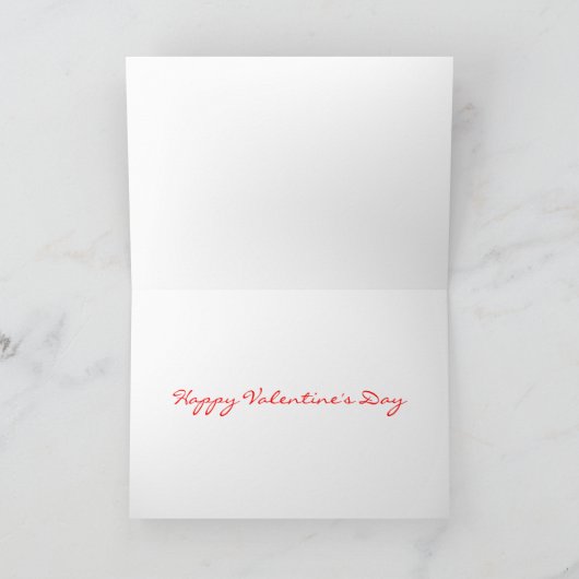  Valentijn in liefde Feestdagen Kaart (Binnen)