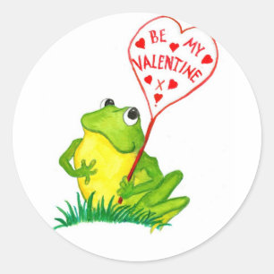 Valentijn-inktvinkers Ronde Sticker