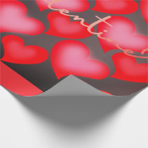 Valentijn inpakpapier - Hearts