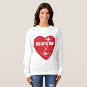 Valentijn is een love sweatshirt (Voorkant volledig)