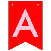 Valentijn is een mijne rode hartkantelaar vlaggetjes (Tweede vlag)