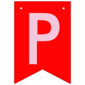 Valentijn is een mijne rode hartkantelaar vlaggetjes (Derde vlag)