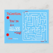 Valentijn Je bent A-MAZE-ING Feestdagenkaart (Achterkant)
