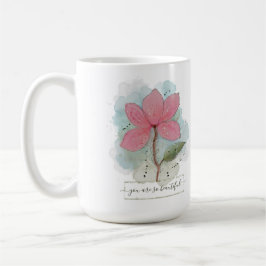 Valentijn je bent zo mooi Waterverf-ventilator Koffiemok