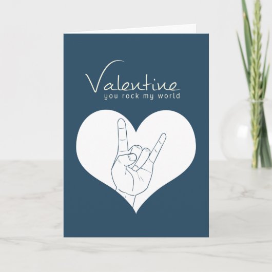 Valentijn Je maakt mijn wereld kapot Feestdagen Kaart (Voorkant)