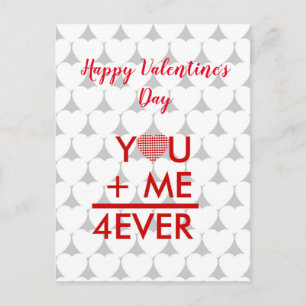 Valentijn, jij en ik zijn eeuwig gepersonaliseerd briefkaart