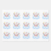 Valentijn Jongen Schattigee Baby Muizen Inpakpapier Vel (Voorkant)