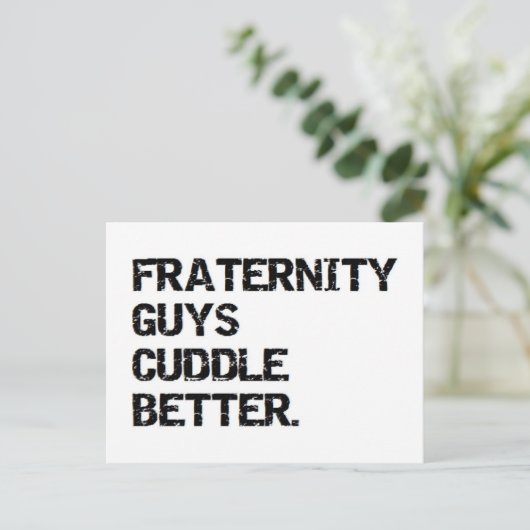 VALENTIJN JONGENS KNUFFELEN BETER FEESTDAGENKAART (Staand voorkant)