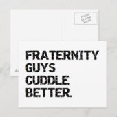 VALENTIJN JONGENS KNUFFELEN BETER FEESTDAGENKAART (Voorkant / Achterkant)