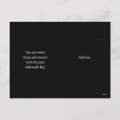 Valentijn/Jubileum Dogs Greeting Briefkaart (Achterkant)