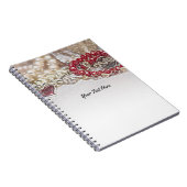 Valentijn juwelen en parels Elegant Chic Glamor Notitieboek (Rechterzijde)