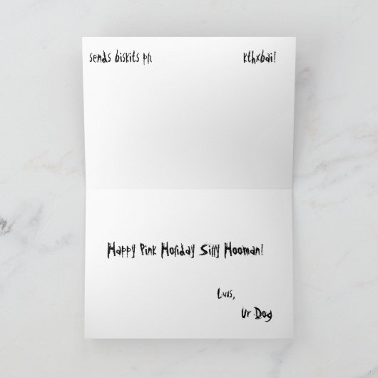 Valentijn kaart (Binnen)