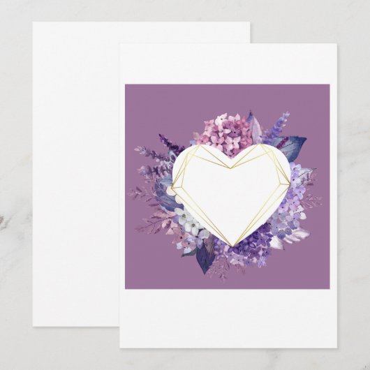 Valentijn-kaart Kaart (Voorkant / Achterkant)