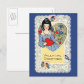 Valentijn Kaart met Bluebirds (Voorkant / Achterkant)