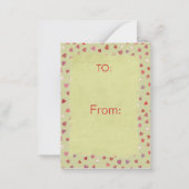 Valentijn Kaart Pack voor kinderen Notitiekaartje (Achterkant)