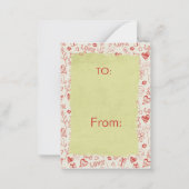 Valentijn Kaart Pack voor kinderen Notitiekaartje (Achterkant)