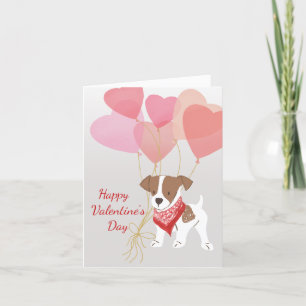 Valentijn Kaart van Jack Russell Terrier Love