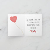 Valentijn Kaart van uw Rottweiler Heart Balloons (Binnen)