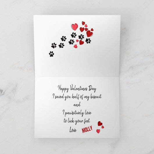 Valentijn Kaart van uw Terriër (Binnen)