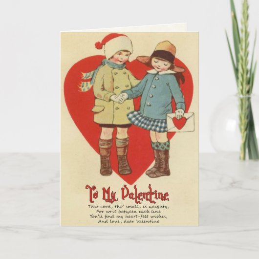 Valentijn Kaart voor kinderen (Voorkant)