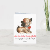 Valentijn Kaart voor kinderen (Achterkant)