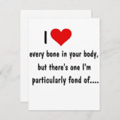 Valentijn kaart voor vriendje Jubileum Birthday (Voorkant / Achterkant)