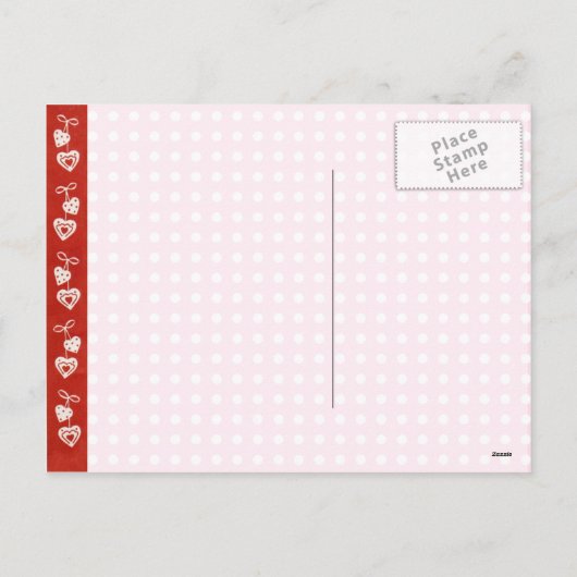 Valentijn Kaarten voor kinderen Feestdagenkaart (Achterkant)