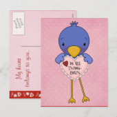 Valentijn Kaarten voor kinderen Feestdagenkaart (Voorkant / Achterkant)