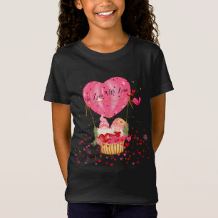 Valentijn kabouters hete luchtballon hart Valentij T-shirt