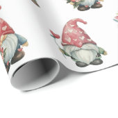 Valentijn kabouters op wit cadeaupapier (Rol Hoek)