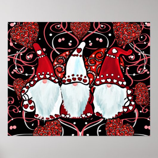 VALENTIJN Kabouters   Poster (Voorkant)