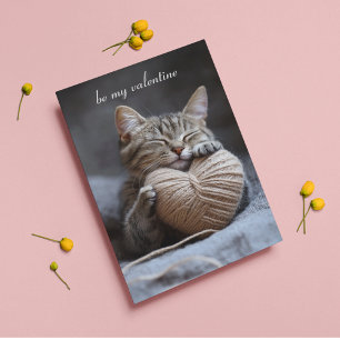 valentijn kat briefkaart
