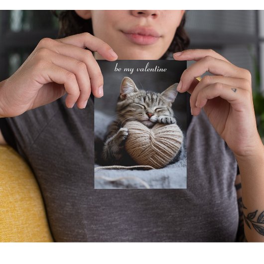 valentijn kat briefkaart