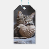 valentijn kat cadeaulabel (Voorkant)