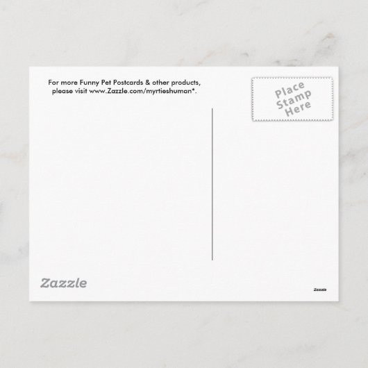 Valentijn Kat Feestdagenkaart (Achterkant)