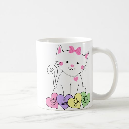 Valentijn Kat Koffiemok (Rechts)