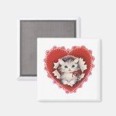  Valentijn Kat Magnet (Voorkant / Achterkant)