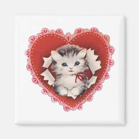  Valentijn Kat Magnet (Voorkant)
