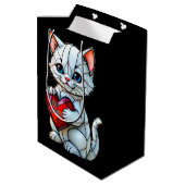 Valentijn Kat Medium Cadeauzakje (Achterkant Gekanteld)