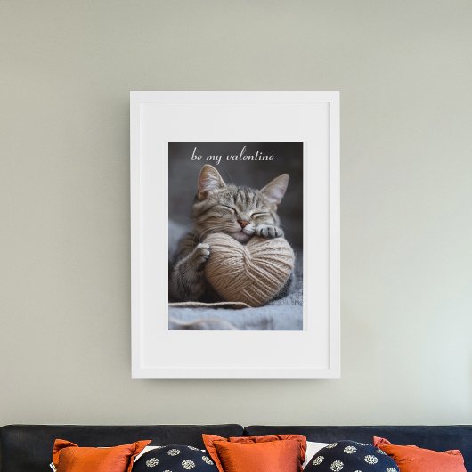 valentijn kat poster