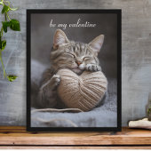 valentijn kat poster