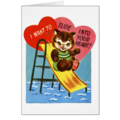 Valentijn Kat Water Slide (Voorkant)
