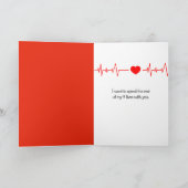 Valentijn katten dansen kaart (Binnen)