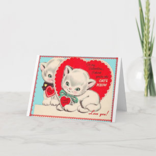  Valentijn Katten Feestdagen Kaart