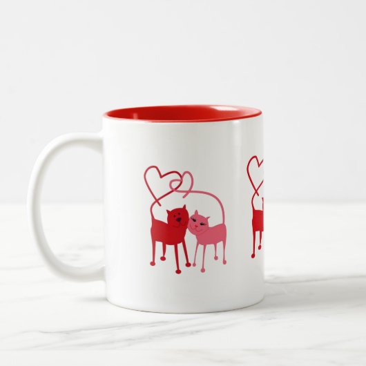Valentijn Katten - Mok voor dranken (Links)