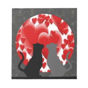 Valentijn Katten Notitieblok