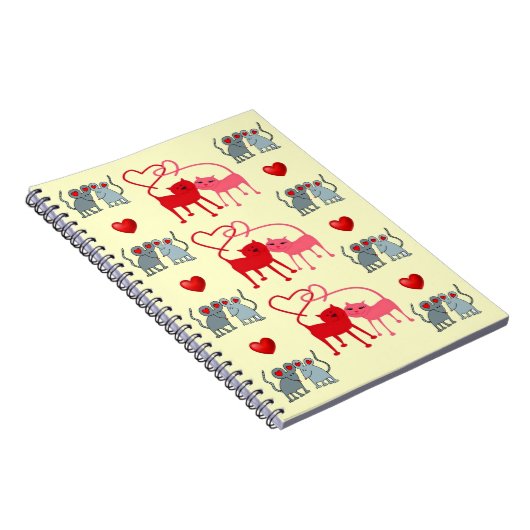 Valentijn Katten Notitieboek (Rechterzijde)