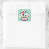 Valentijn Kawaii Cupcake Sticker (Tas)