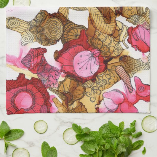 Valentijn Keukenhanddoeken (Gevouwen)