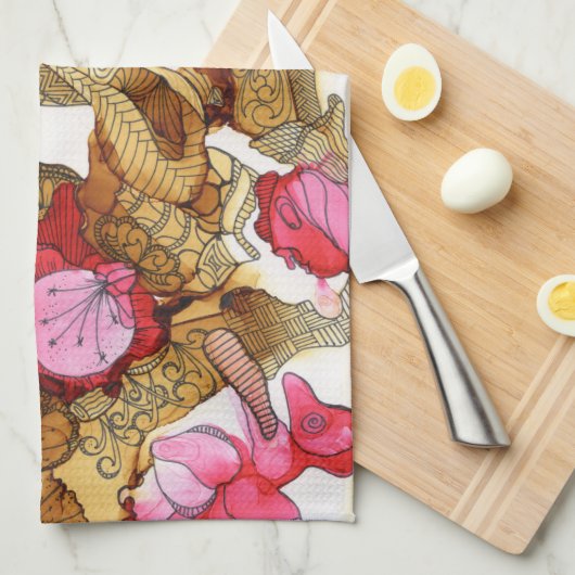 Valentijn Keukenhanddoeken (Quarter Fold)